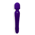 Venus - Dual-Head Wand Vibrator/ Soft, Warming Dildo