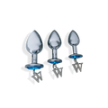Opis - 3 piece luxury gem butt plug & anal training kit